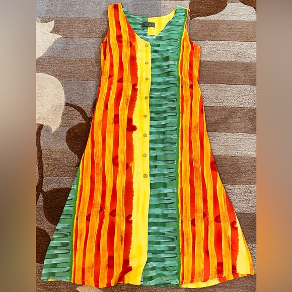 Jams World Dresses Jams World Jamaican Abstract Midi Dress